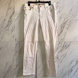 GAP White Premium Skinny Stretch Denim Jeans SZ 12